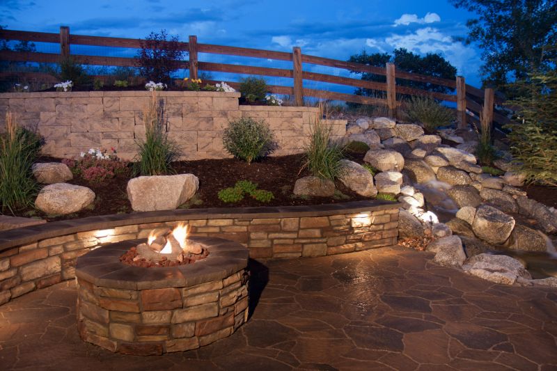 Firepit Masonry Construction